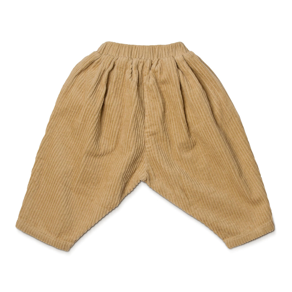 Baggy Corduroy Pants - Beige