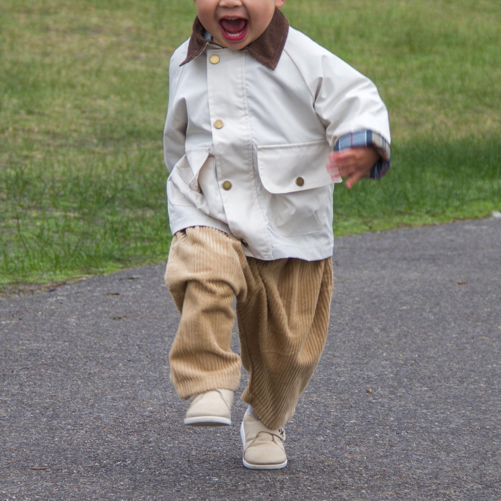 Baggy Corduroy Pants - Beige