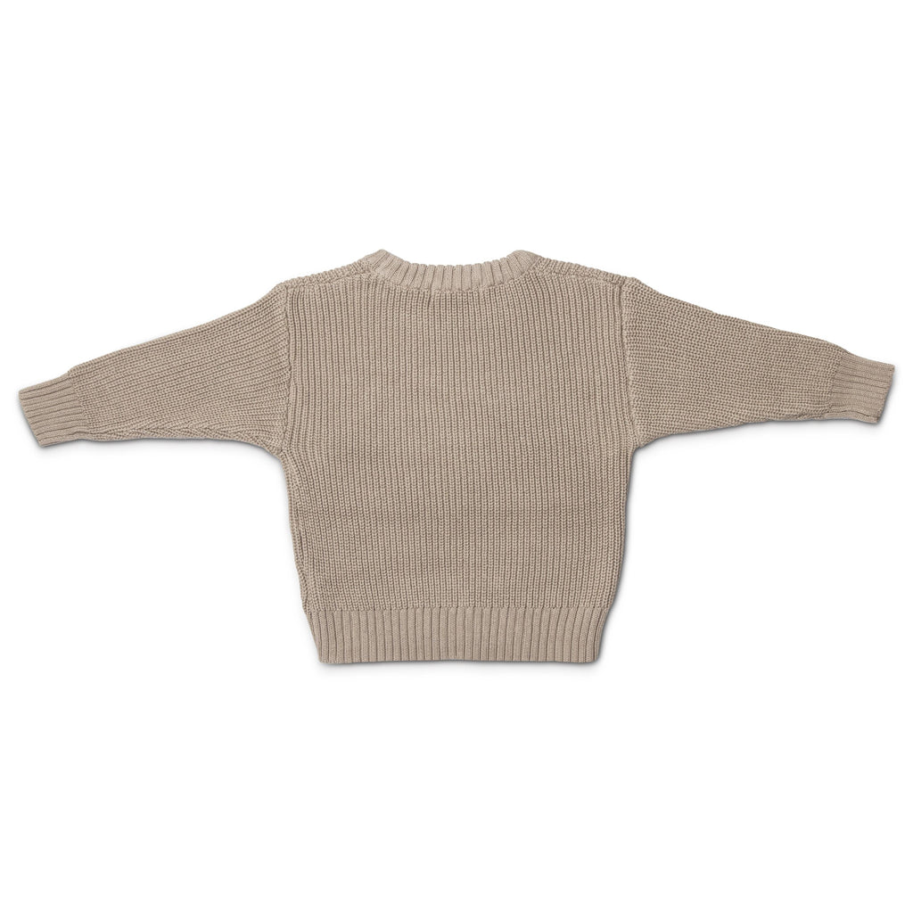 Cotton Knit Jumper - Beige