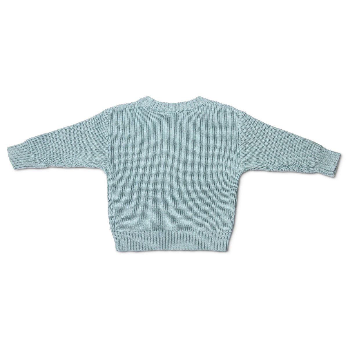 Cotton Knit Jumper - Blue