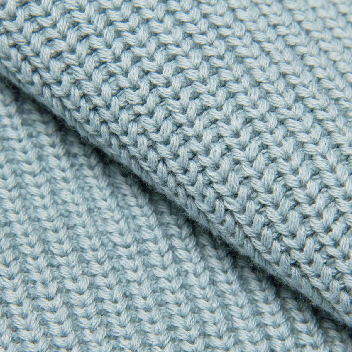 Cotton Knit Jumper - Blue