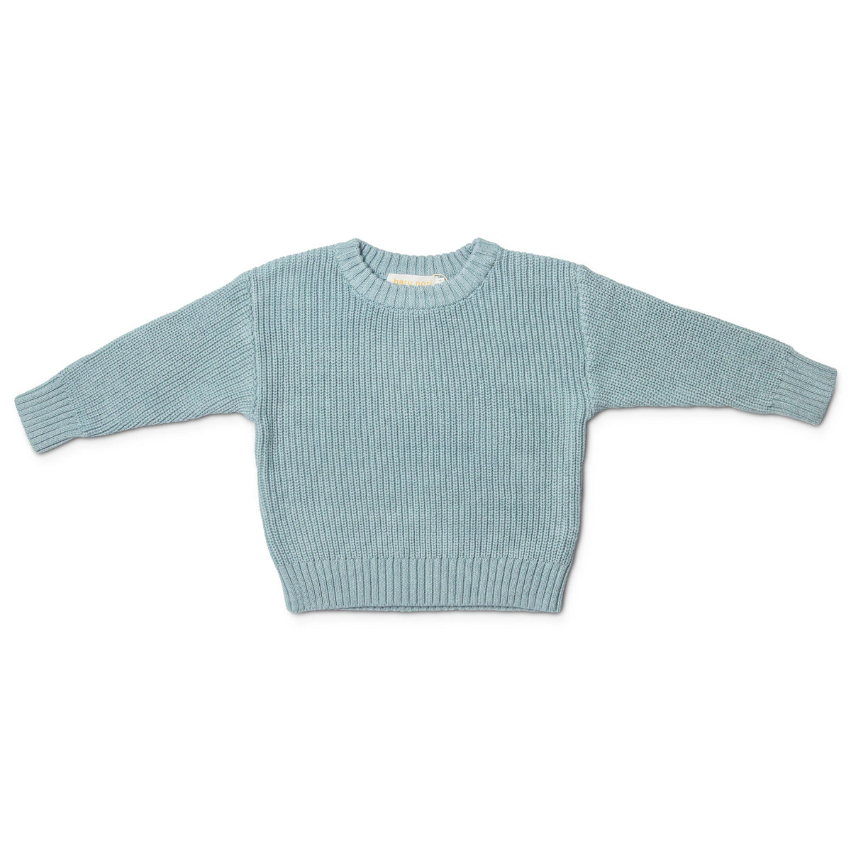 Cotton Knit Jumper - Blue