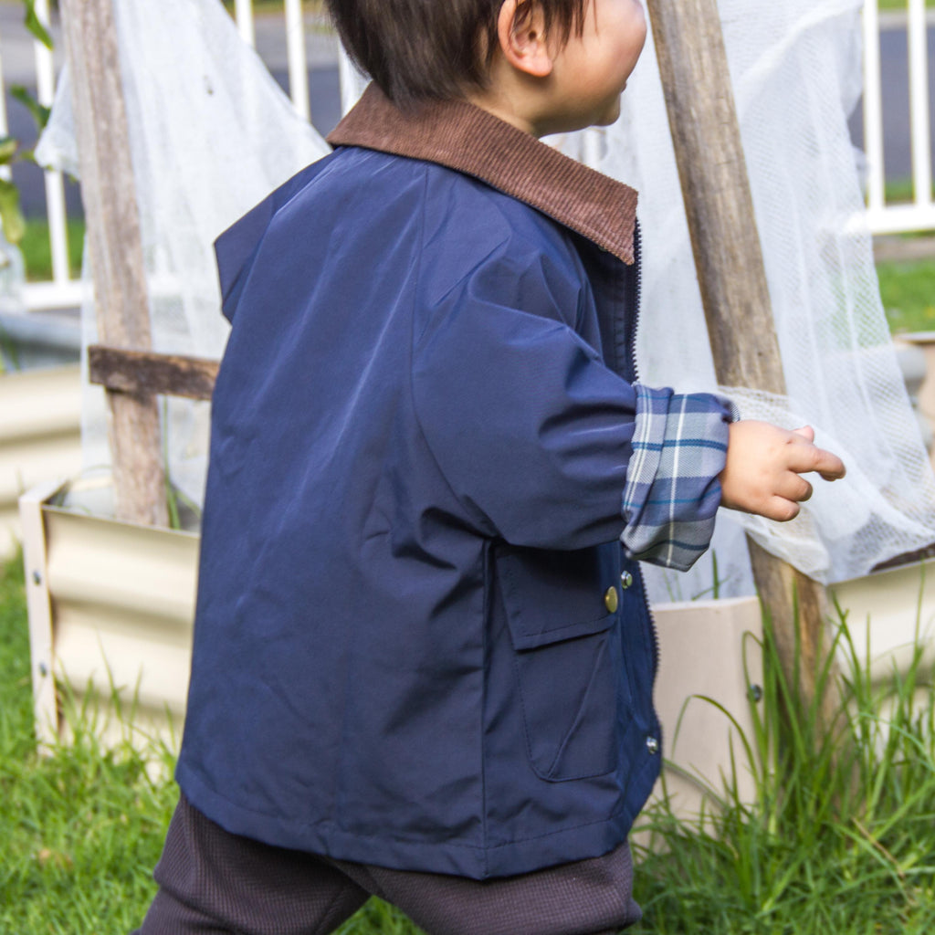 Light Windbreaker Jacket - Navy Blue
