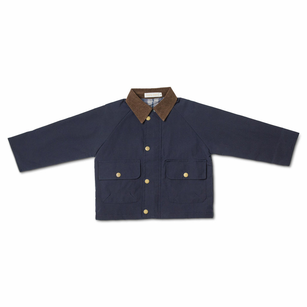 Light Windbreaker Jacket - Navy Blue