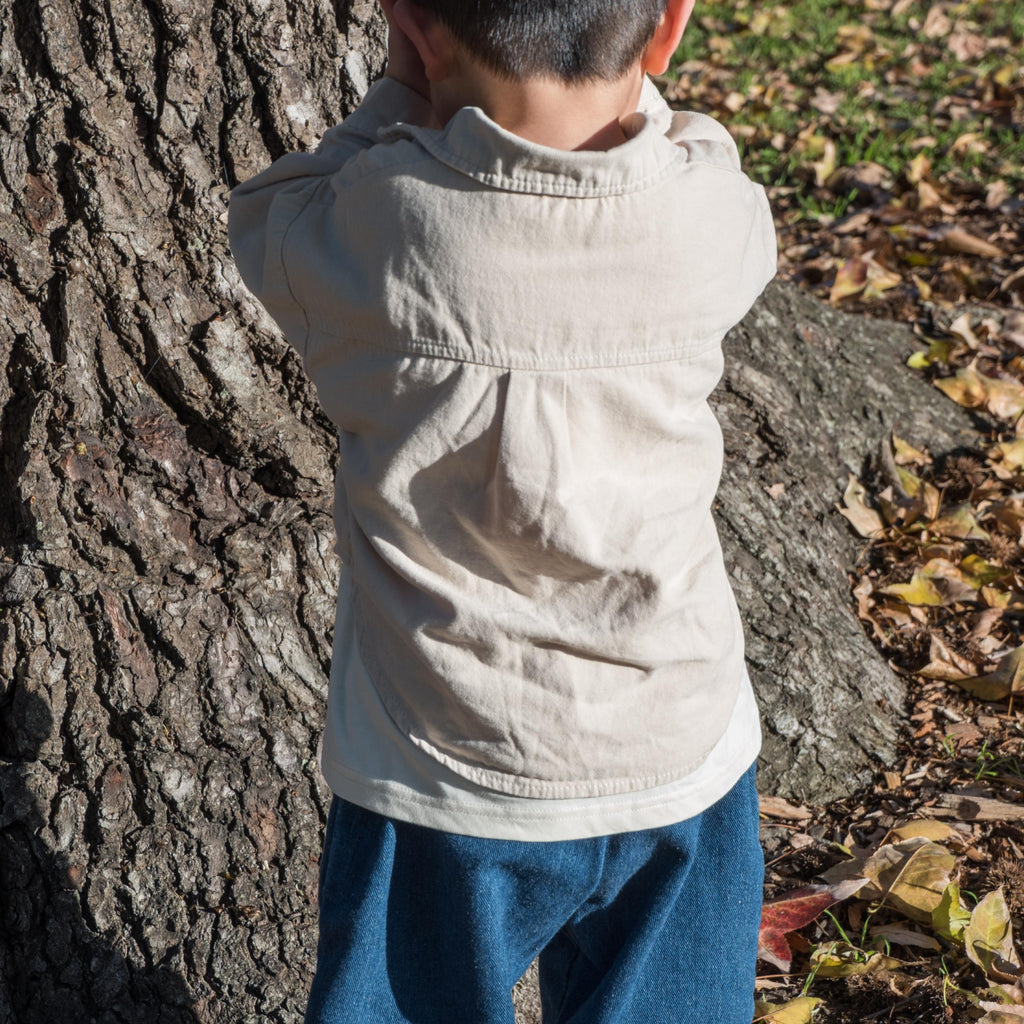 Oversized Button Shirt - Natural