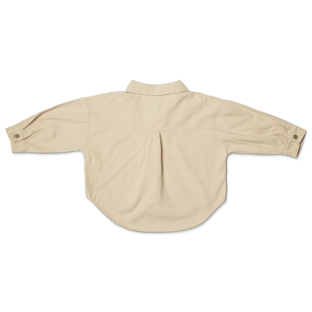 Oversized Button Shirt - Natural