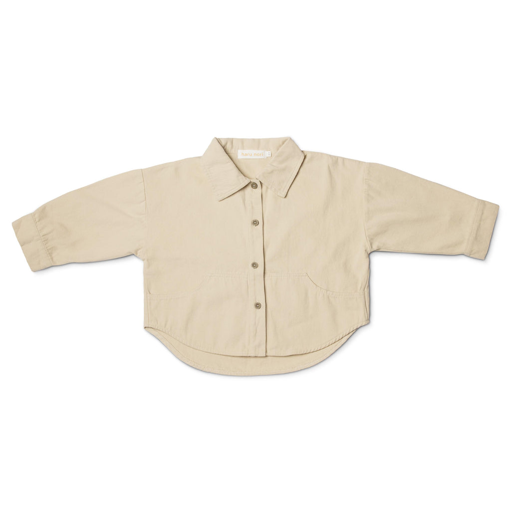 Oversized Button Shirt - Natural