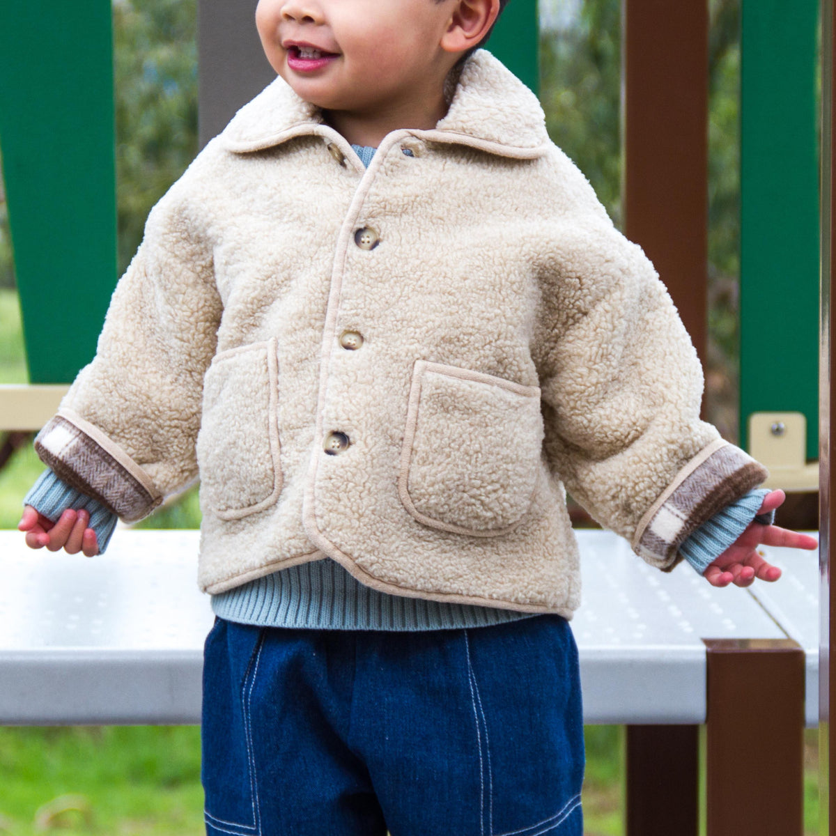Sherpa Coat - Cream