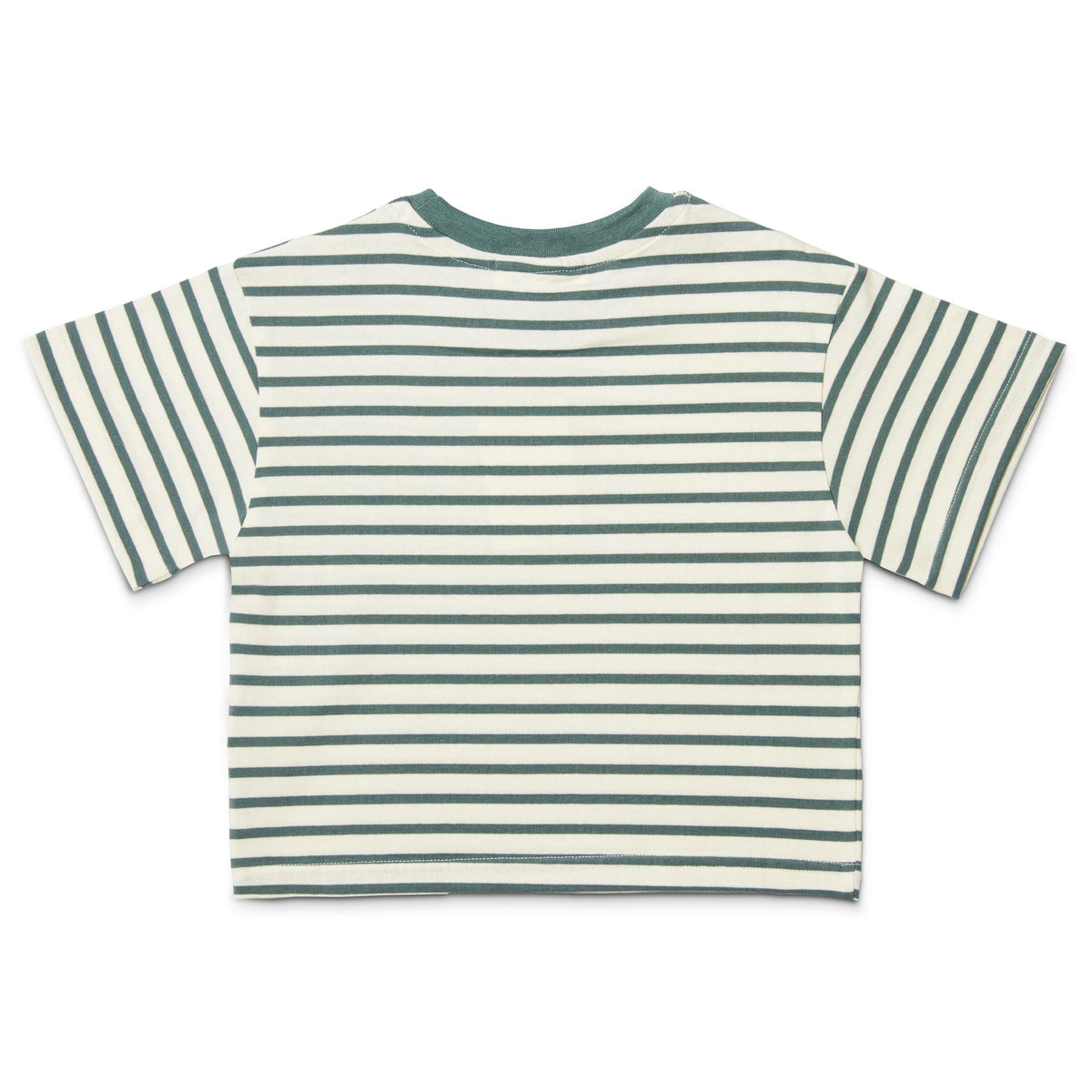 Striped Cotton T-Shirt - Green