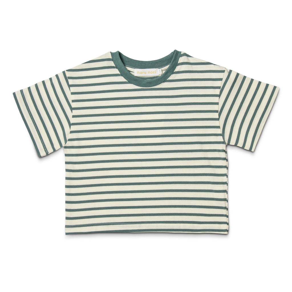 Striped Cotton T-Shirt - Green