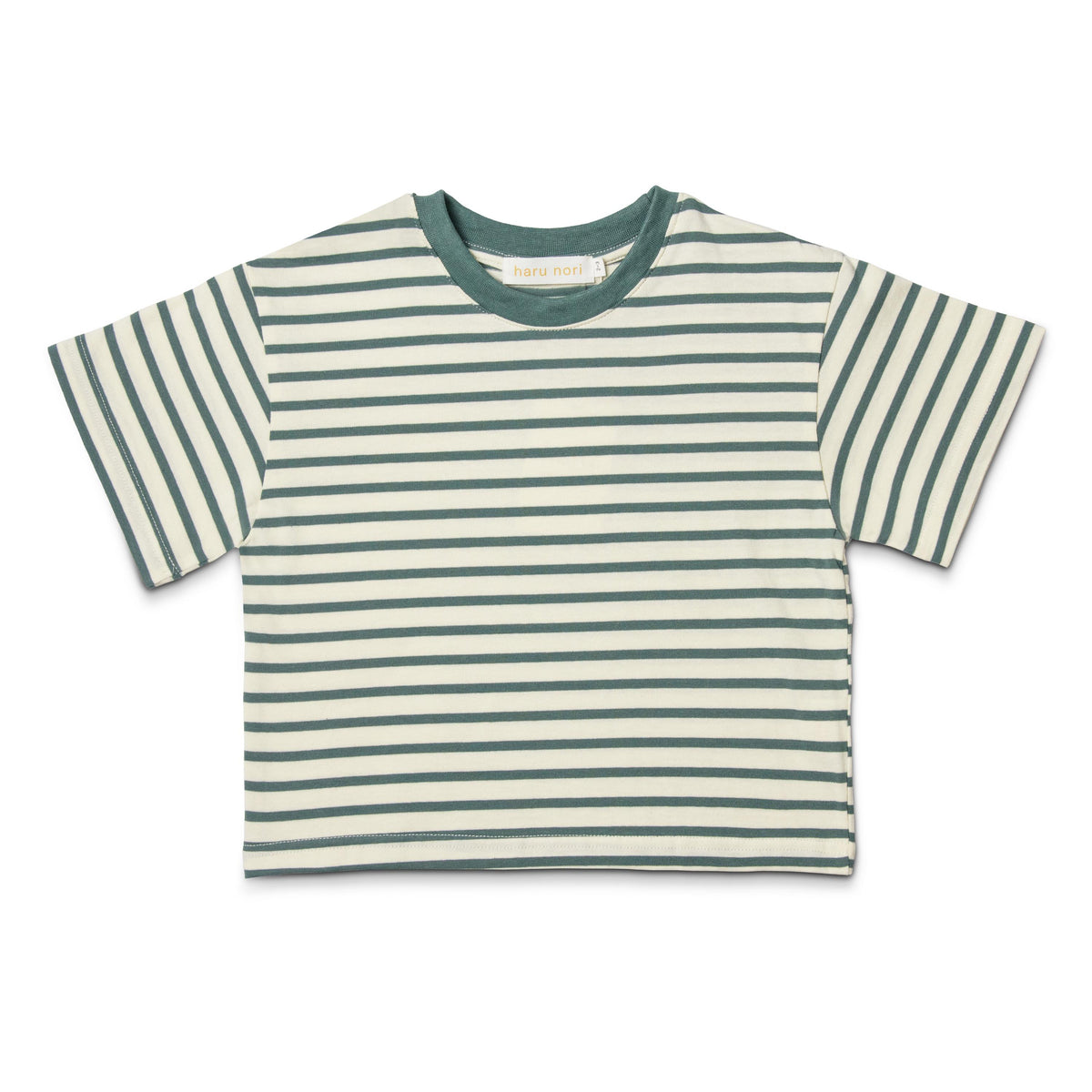 Striped Cotton T-Shirt - Green