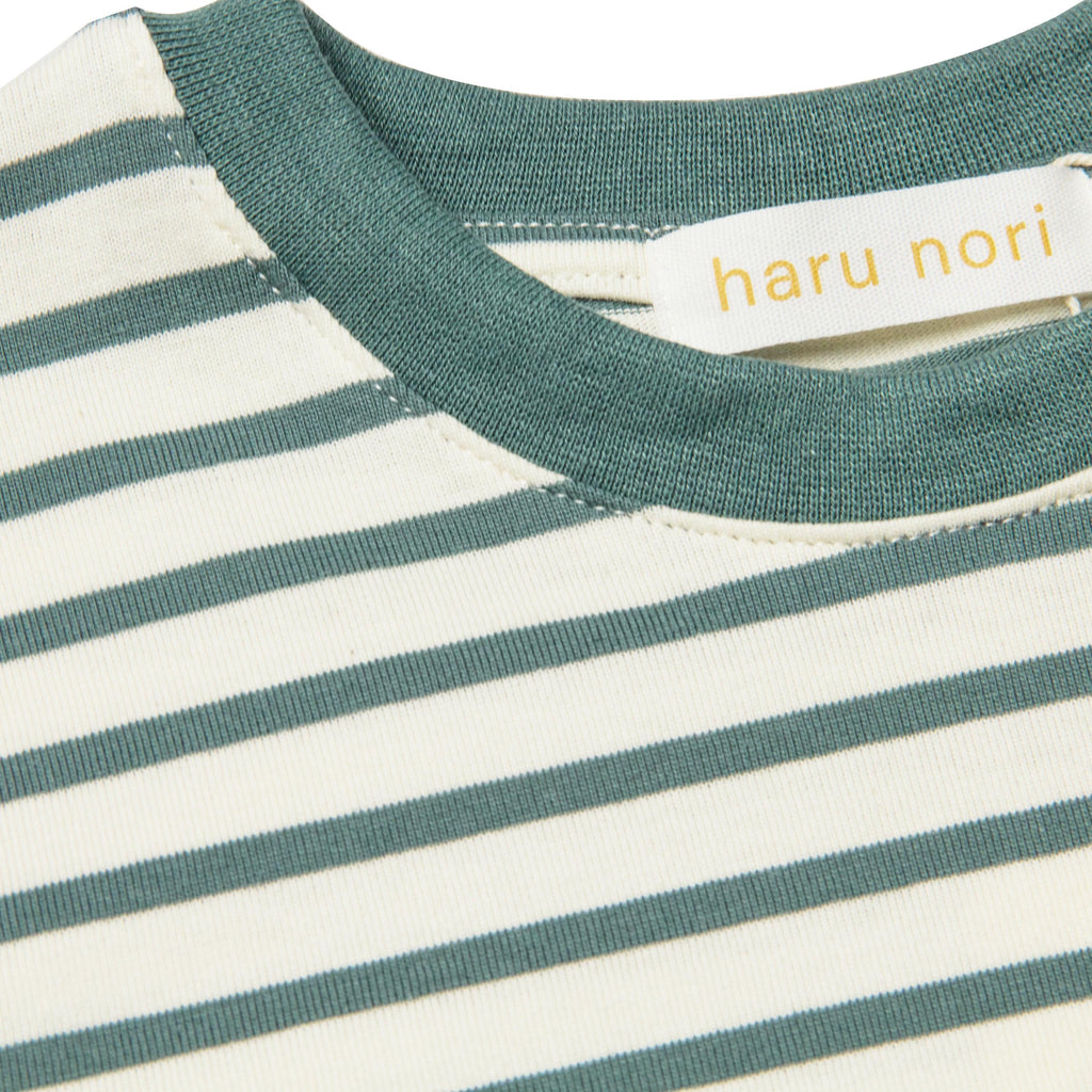 Striped Cotton T-Shirt - Green